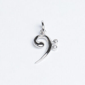 Pendentif Clé de Fa "HazenArt" (Argent Massif)